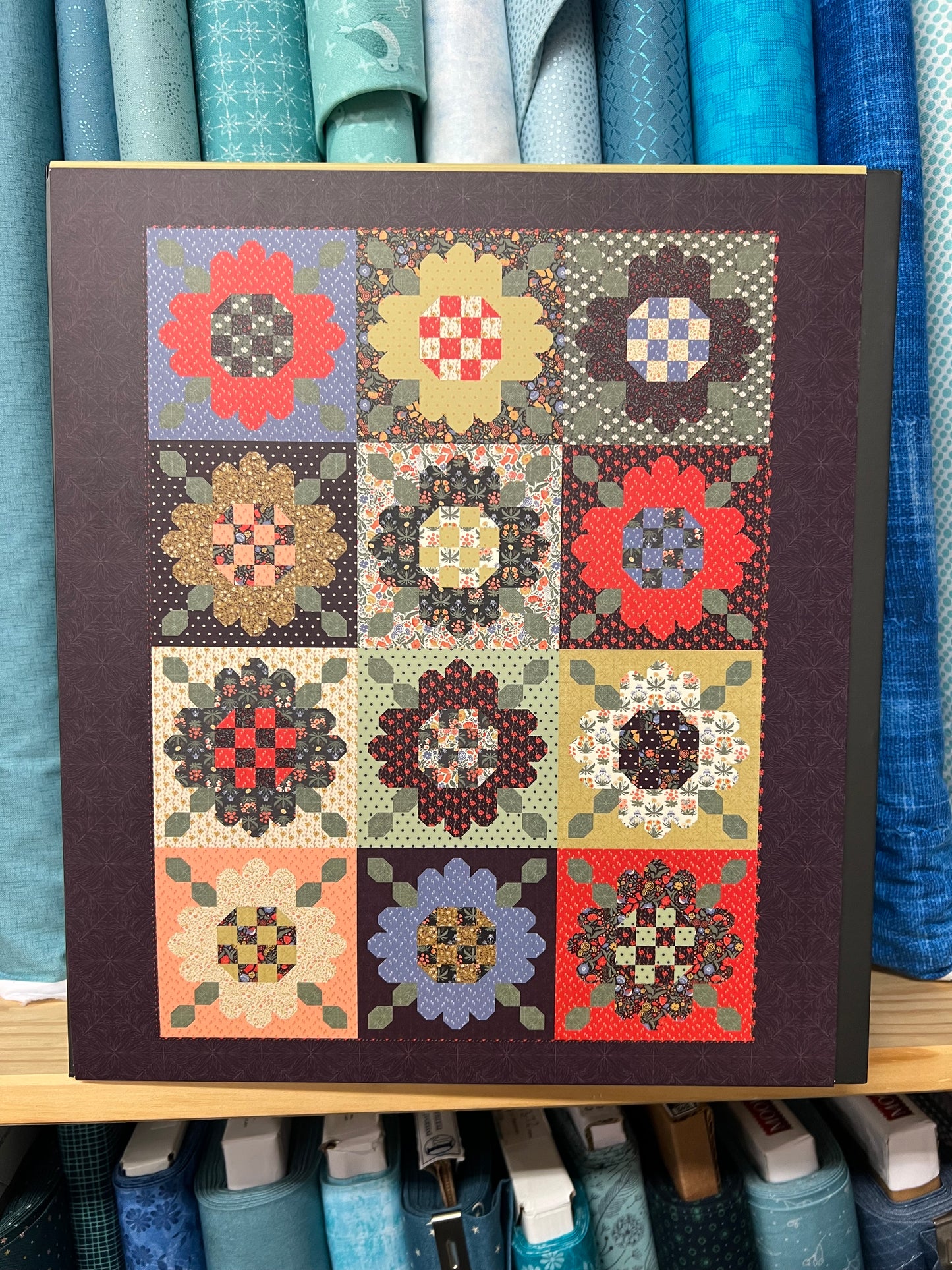 Zinnia Seeds quilt kit by Riley Blake 57”x76”