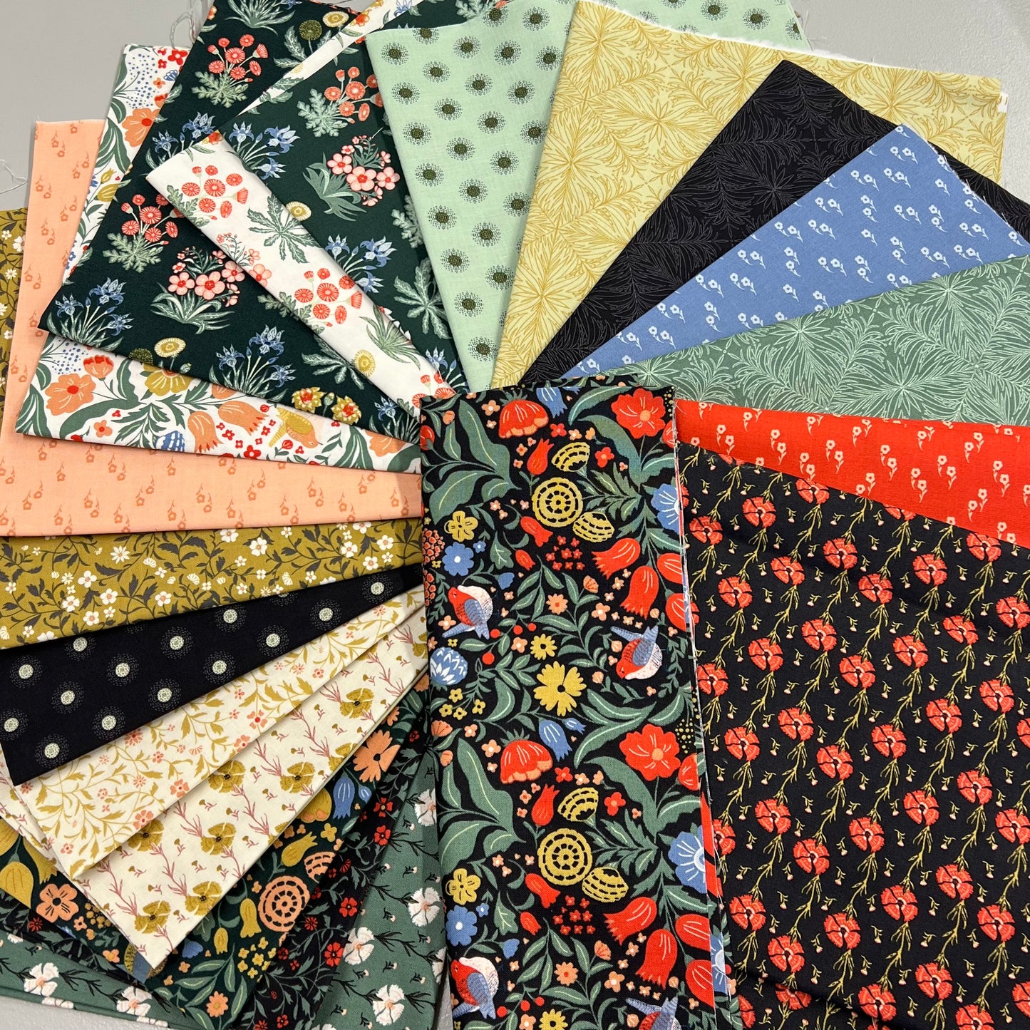 Zinnia Seeds quilt kit by Riley Blake 57”x76”