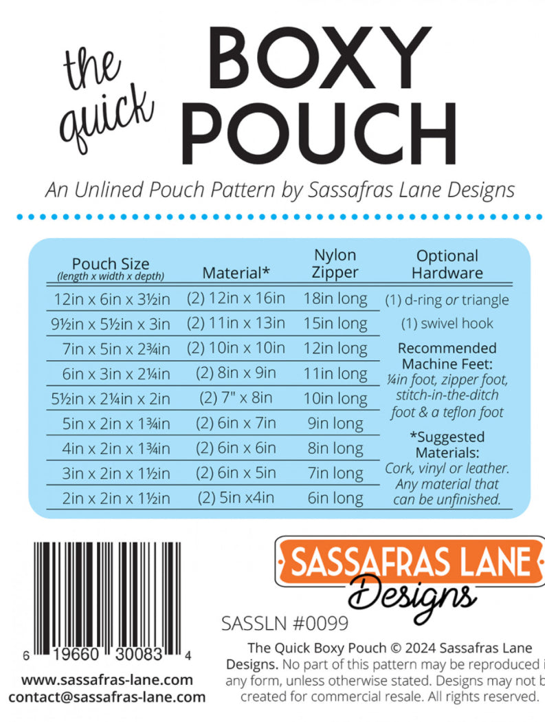 The Quick Boxy Pouch