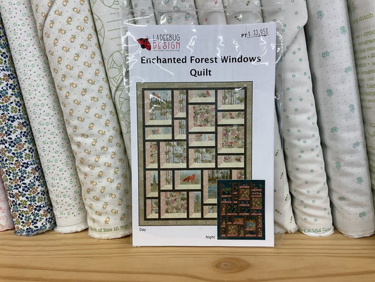 Enchanted Forest Windows Quilt pattern