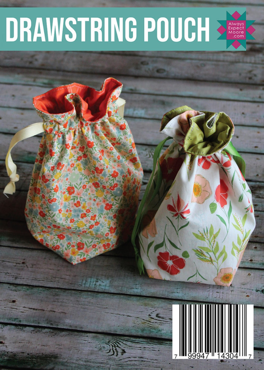 Drawstring Pouch pattern by Carolina Moore