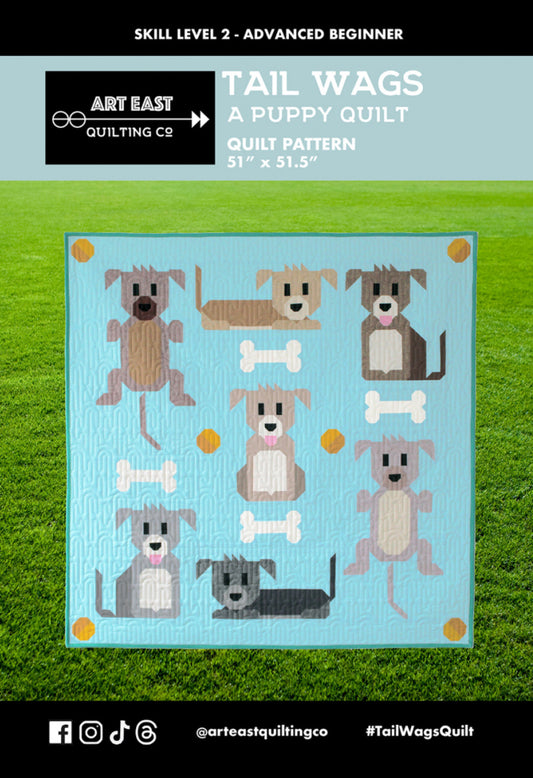 Tail Wags pattern by Art East Quilting