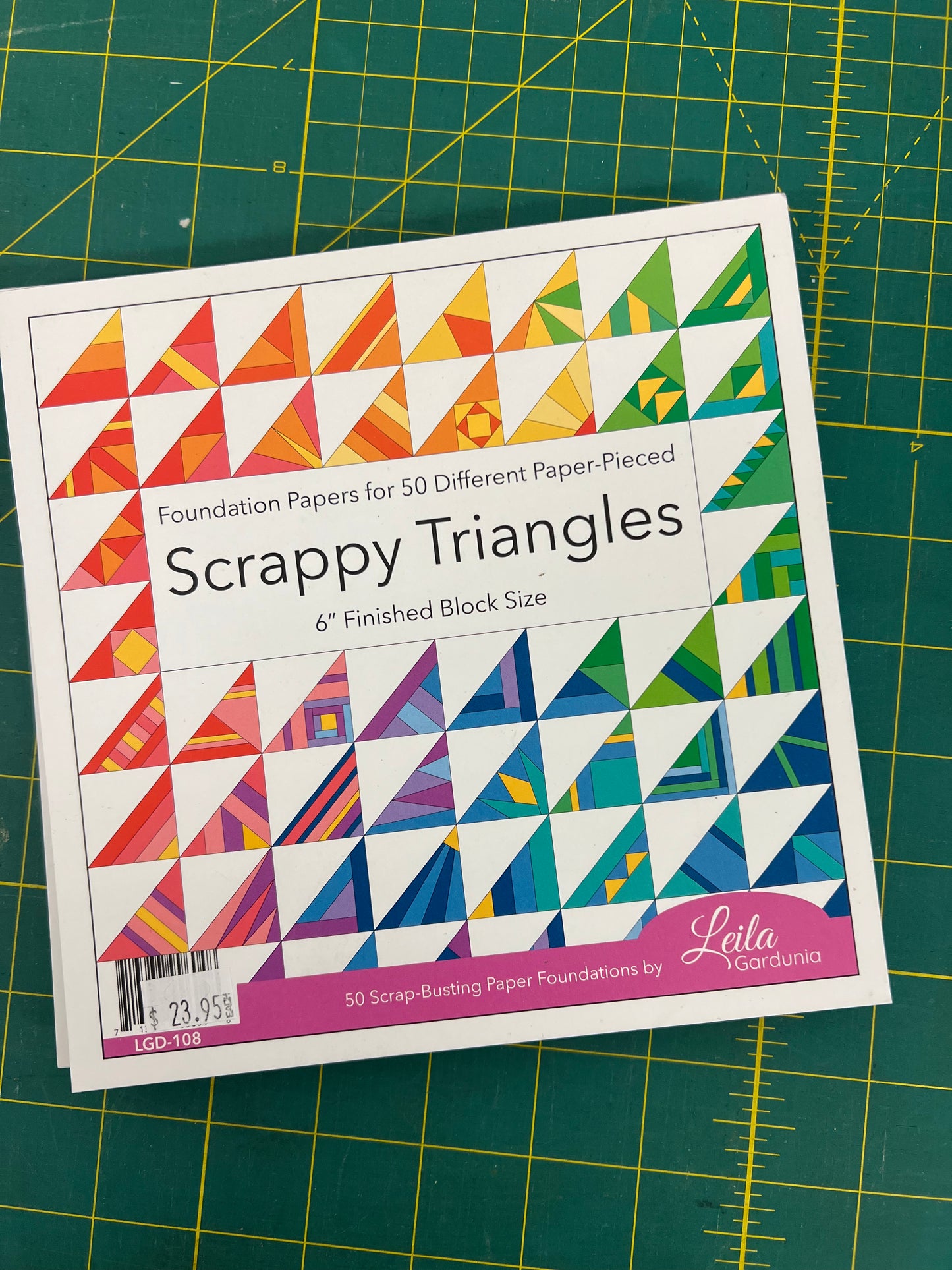Scrappy Triangles foundation paper