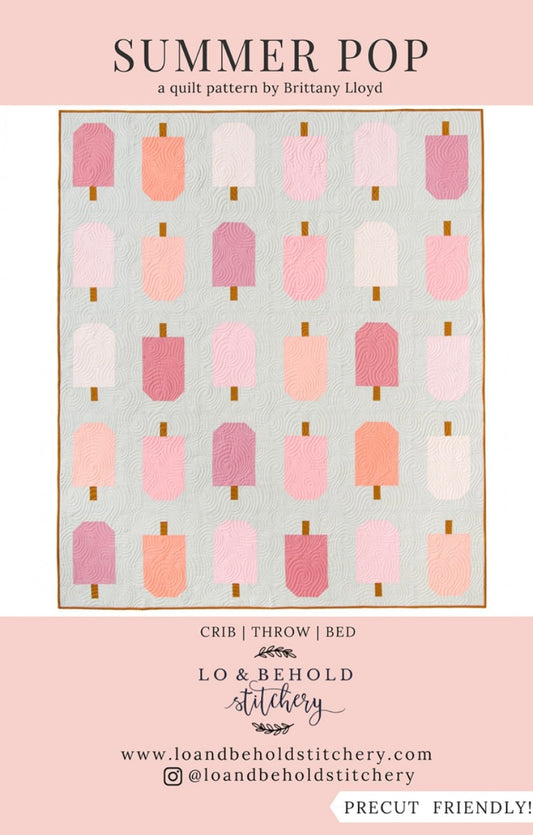 Summer Pop pattern by Lo and Behold Stitchery