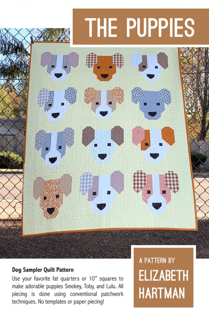 The Puppies pattern by Elizabeth Hartman