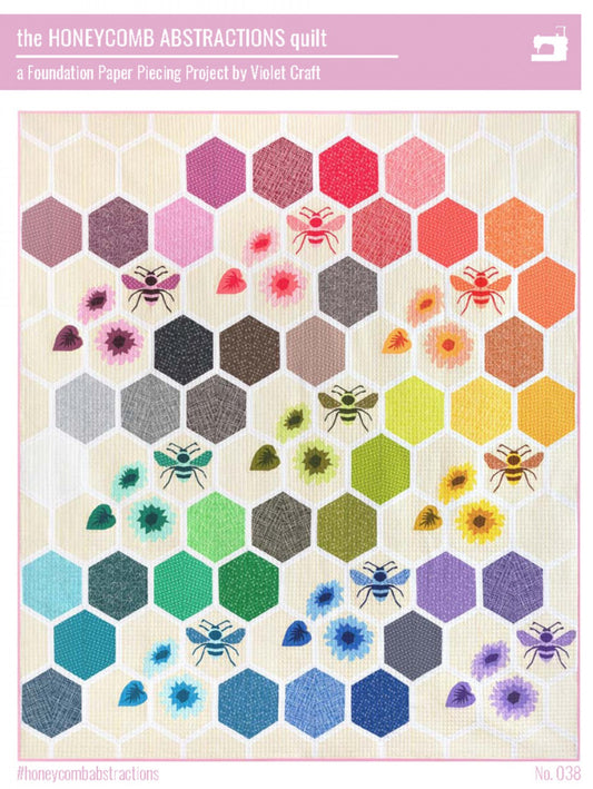 Honeycomb Abstractions pattern by Violet Craft