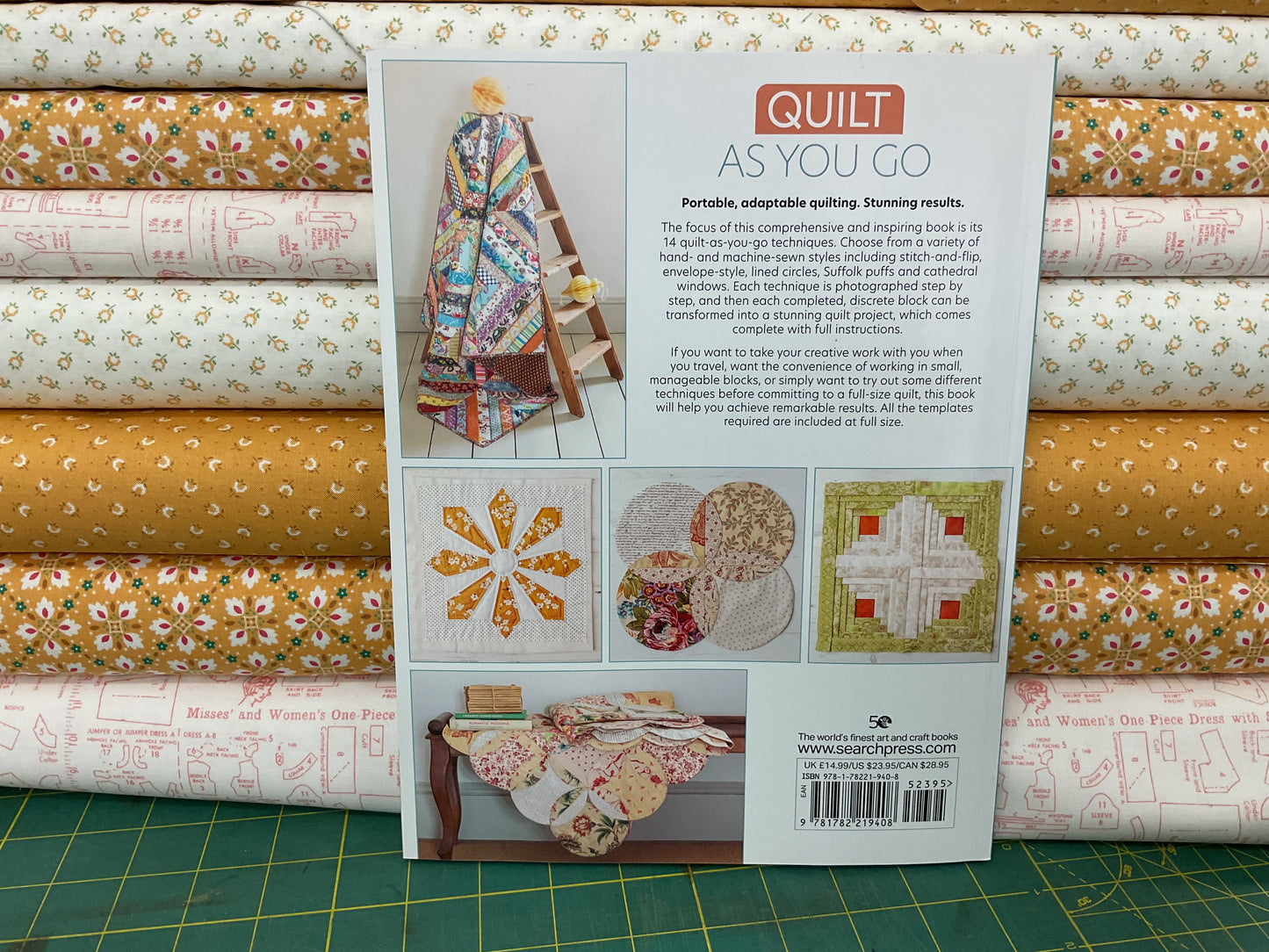 Quilt as you go book by Carolyn Forester