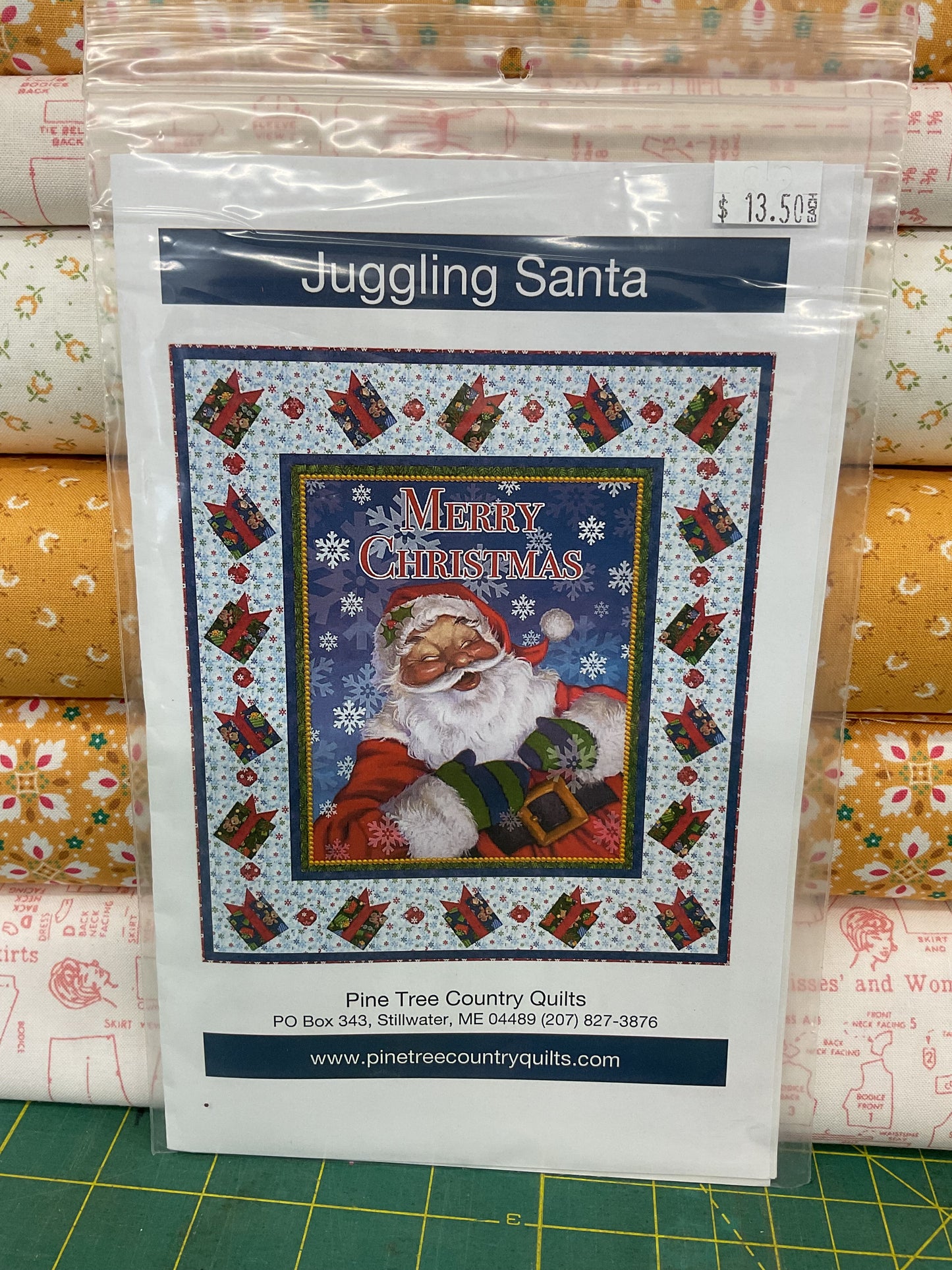 Juggling Santa pattern by Pine Tree Country Quilts