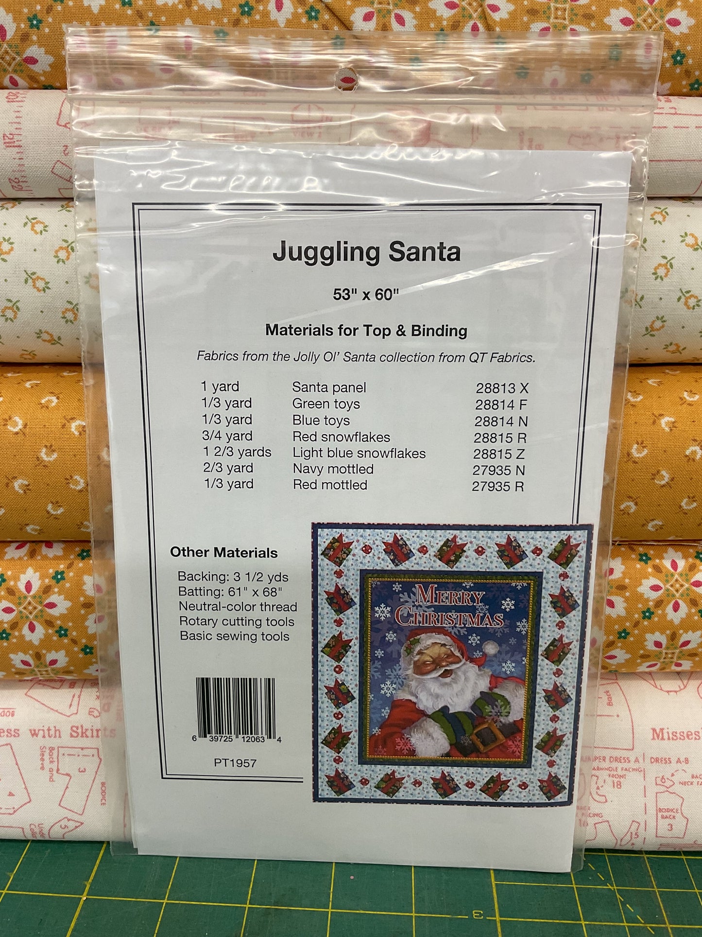 Juggling Santa pattern by Pine Tree Country Quilts