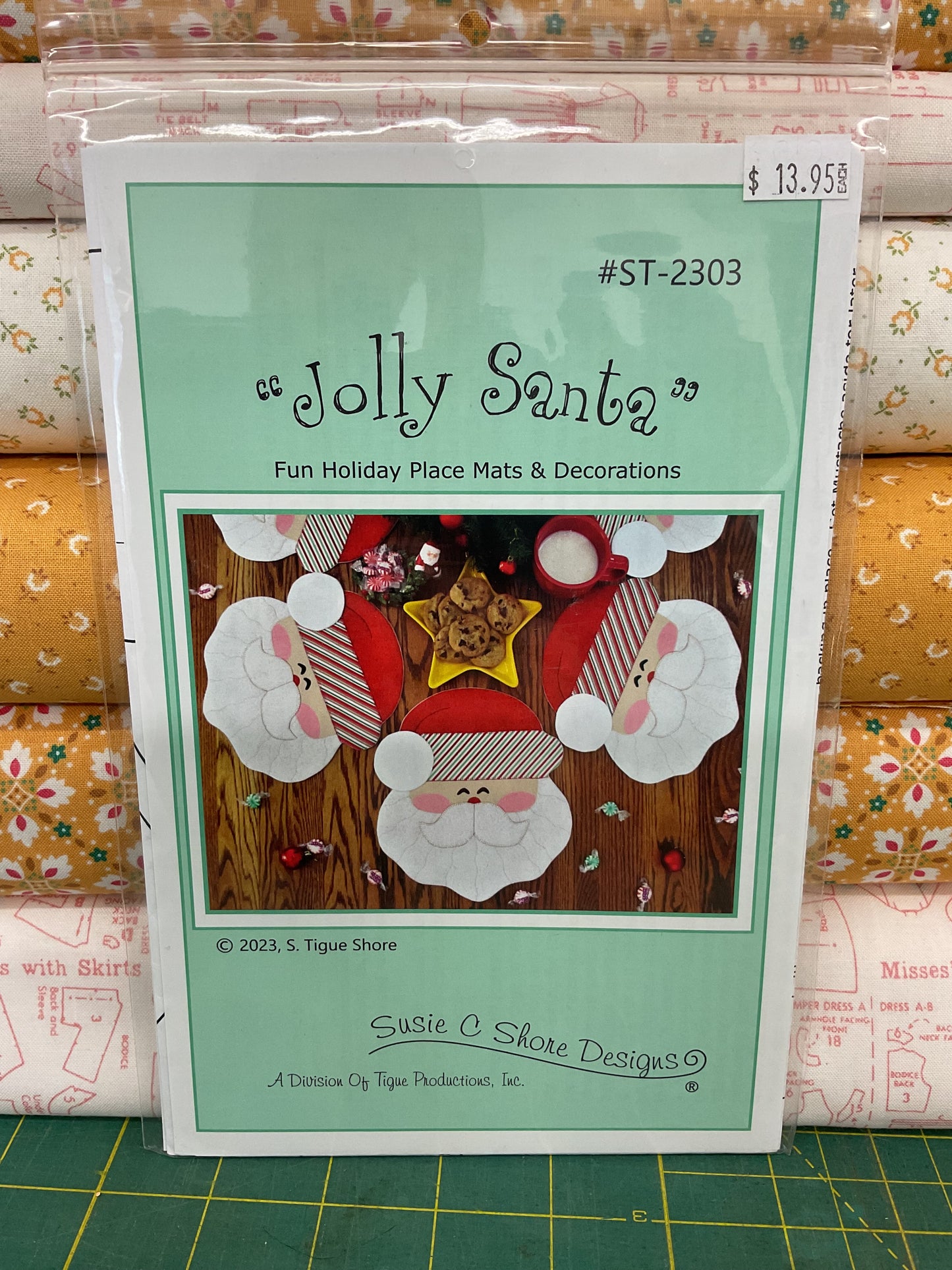 Jolly Santa pattern by Susie C Shore Designs