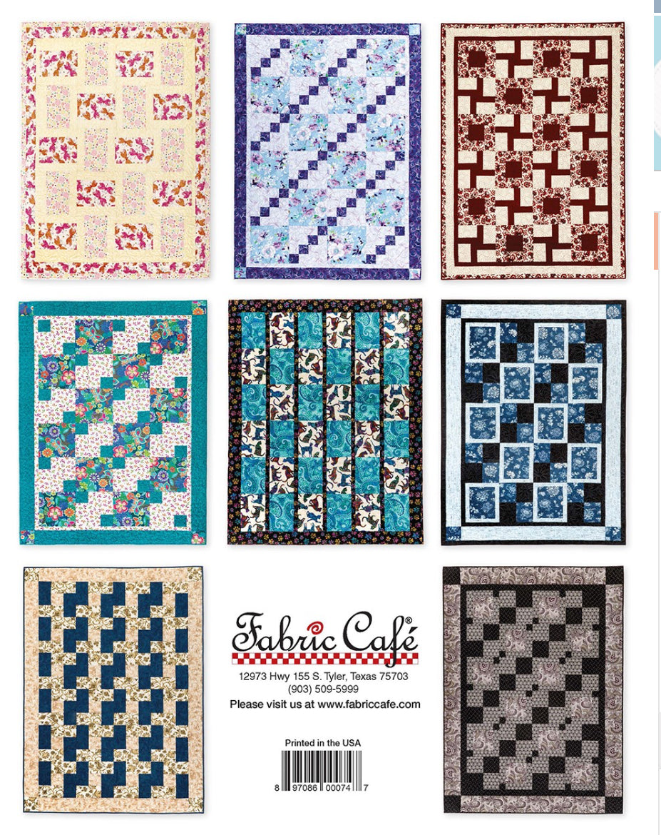 Fast & Fun 3-Yard Quilts book by Fabric Cafe