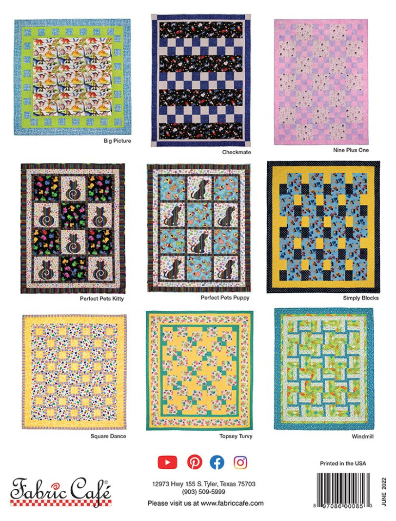 3-Yard Quilts for KIDS book by Fabric Cafe