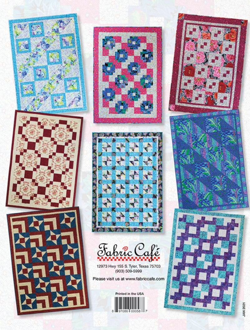 Quilts in a Jiffy book by Fabric Cafe