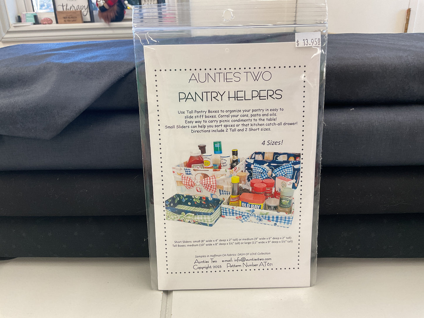 Pantry Helpers pattern by Aunties Two